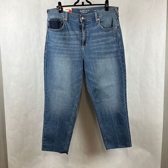 NWT Ariat Boyfriend Denim Jeans High Rise Bombshell - Picture 1 of 7